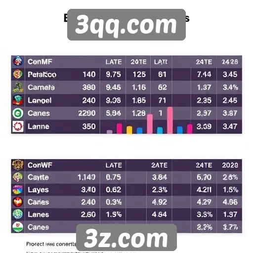Estatísticas de jogos populares no 3qq.com